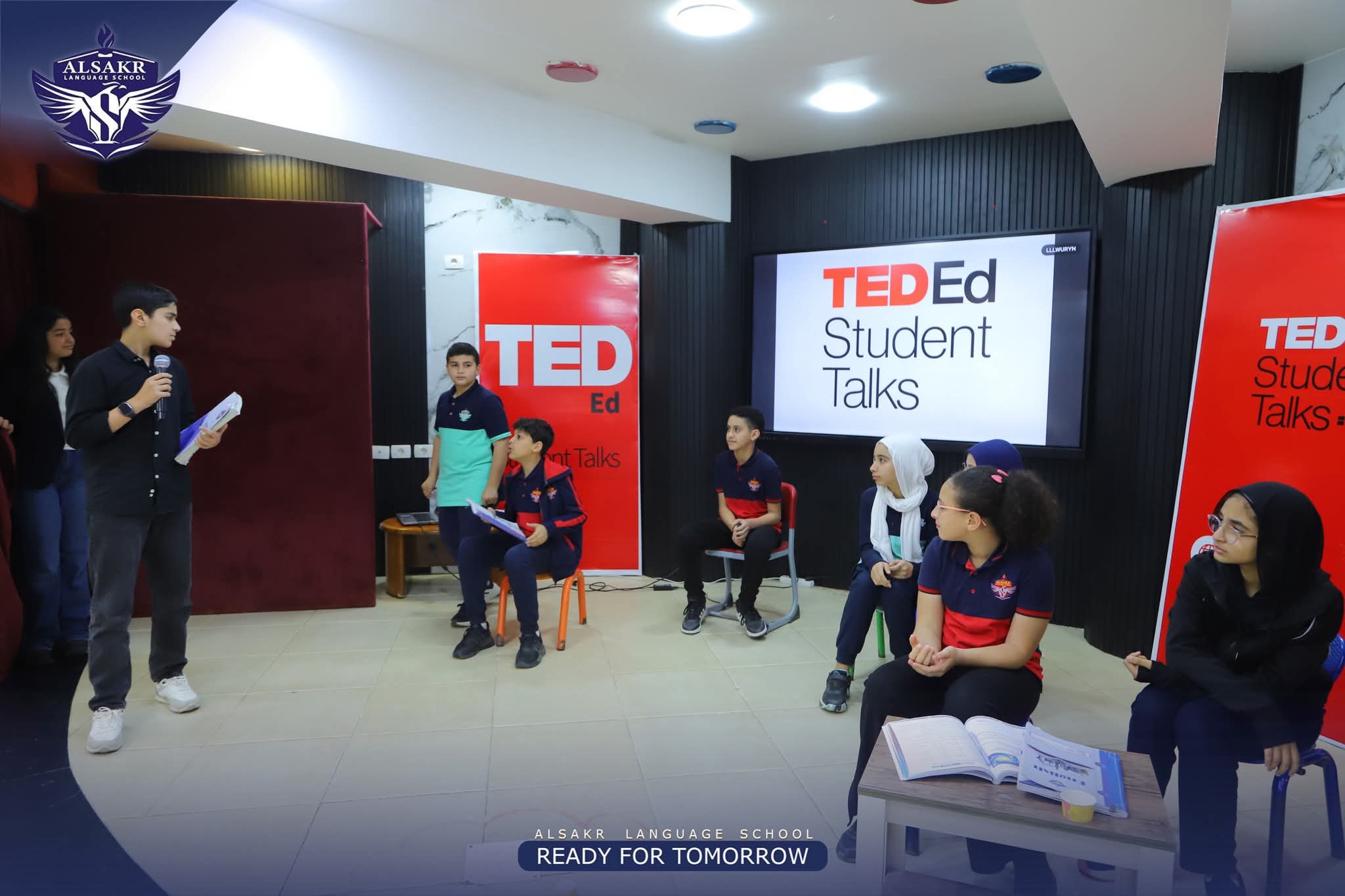 An inspiring day at Al Sakr language School celebrating the global TED-Ed Event 🌍